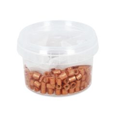 Metál borostyán színű mini étcsokoládé tekercs