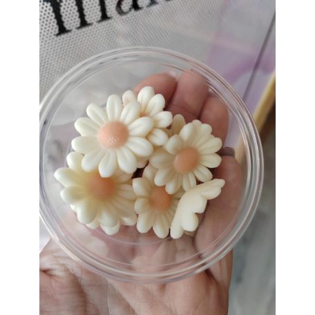 Kamilla 9 db fehér barack középpel