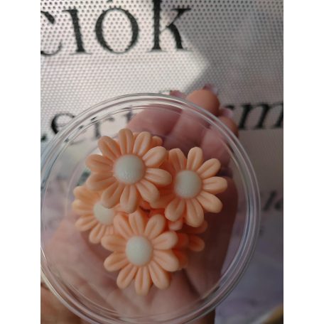 Kamilla 9 db barack fehér középpel