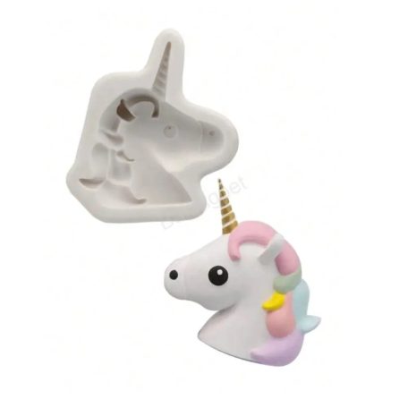 Szilikon unikornis forma