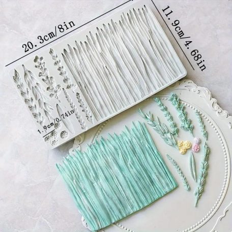 Levendula-búza szilikon forma