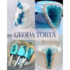 Kandis cukor égszínkék 100 g