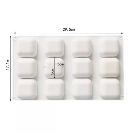 Szilikon forma 12 részes bonbon