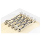 Rozsdamentes 2x5 pengés állítható tésztavágó