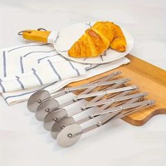 Rozsdamentes 5 pengés állítható tésztavágó 