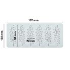 Szilikon tuile ostya forma levél 2.