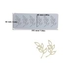 Szilikon ostya forma trópusi levél