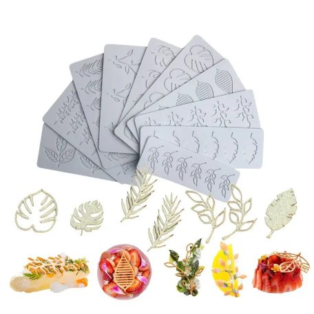 Szilikon ostya forma trópusi levél