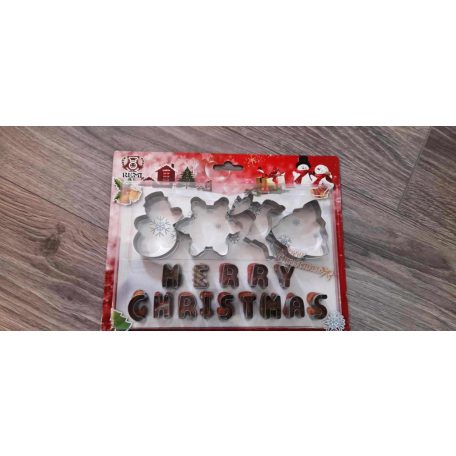 Karácsonyi linzer kiszúró