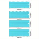 Torta simító habkártya 4 db-os