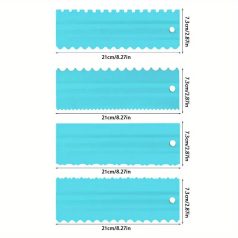 Torta simító habkártya 4 db-os