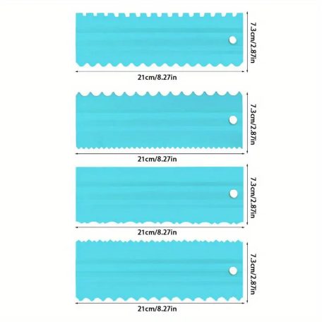 Torta simító habkártya 4 db-os