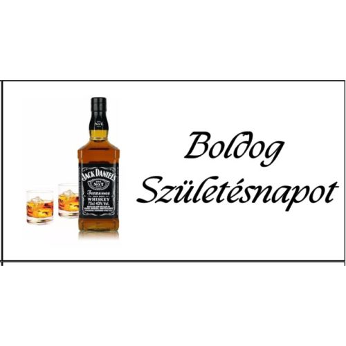 Tortaostya tábla Boldog Születésnapot- Whiskey 1.