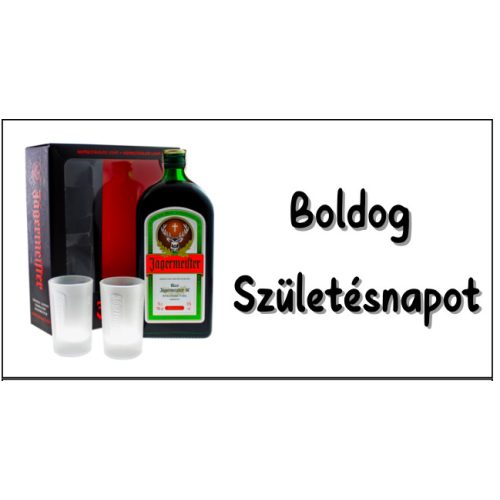 Tortaostya tábla Boldog Születésnapot- Jager 1.