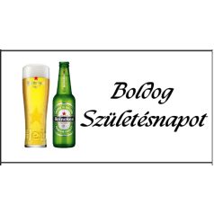 Tortaostya tábla Boldog Születésnapot- Sör 1.