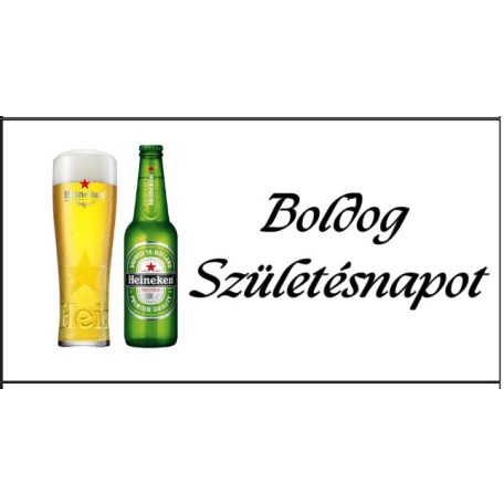 Tortaostya tábla Boldog Születésnapot- Sör 1.