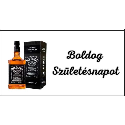 Tortaostya tábla Boldog Születésnapot- Whiskey 2.