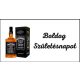 Tortaostya tábla Boldog Születésnapot- Whiskey 2.