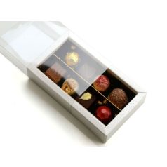 Bonbon doboz fehér 8 db-os