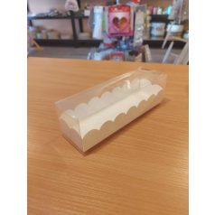 Macaron doboz kivehető pezsgő színű tálcával  7 db-os