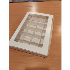 Bonbon doboz fehér 24 db-os