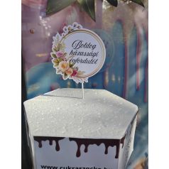 Bolodg házassági évfordulót virágos