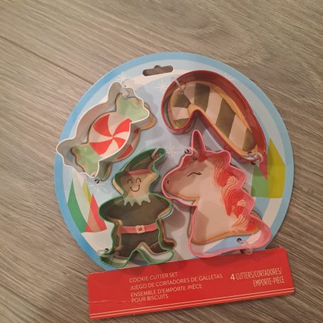 Karácsonyi kiszúró 4 db-os