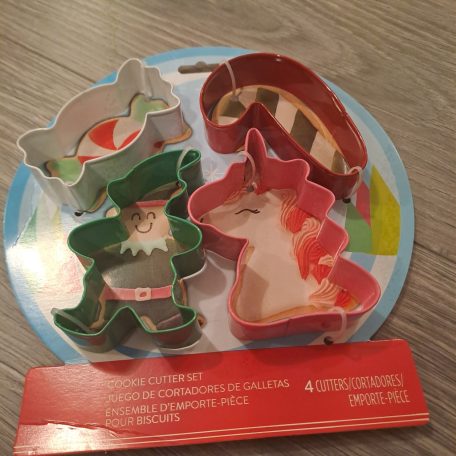 Karácsonyi kiszúró 4 db-os