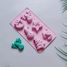 Szilikon karácsonyi figurák süti forma