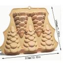 Szilikon fenyőfa forma