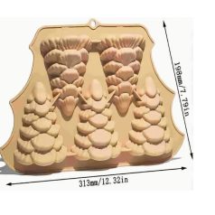 Szilikon fenyőfa forma