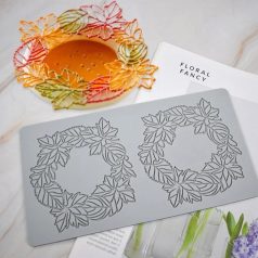 Levélkoszorú Tuile forma