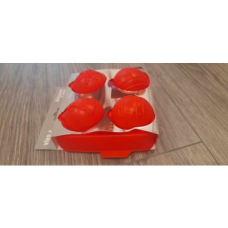 Szilikon gömb forma karácsonyi mintával 4 db-os