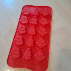 Karácsonyi szilikon forma 