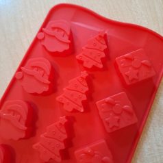 Karácsonyi szilikon forma 