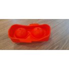 Szilikon gömb forma karácsonyi mintával 2 db-os