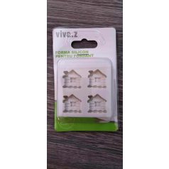 Mézeskalács házikó szilikon forma