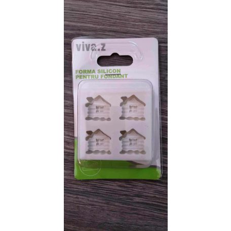 Mézeskalács házikó szilikon forma