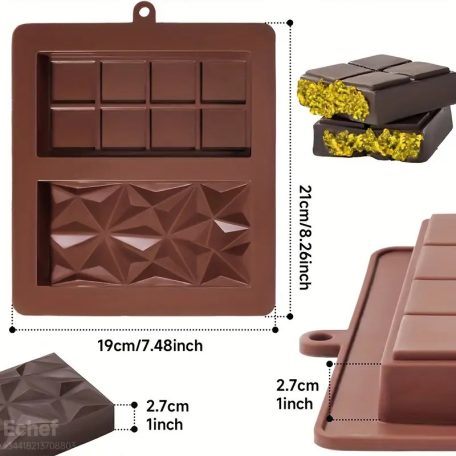 Dubai csokoládé szilikon forma 2.