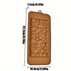 Szilikon málna mintás csokiforma