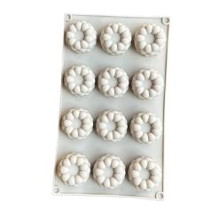 Szeder/málna szilikon forma 12 részes