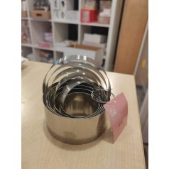 Pogácsa szaggató szett 5 db-os