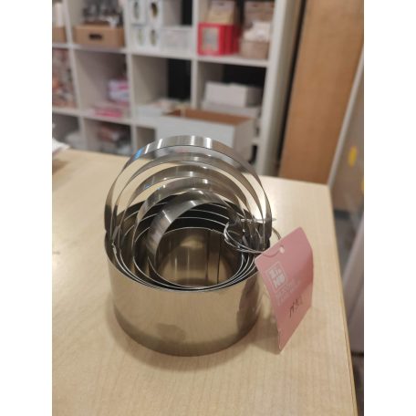 Pogácsa szaggató szett 5 db-os