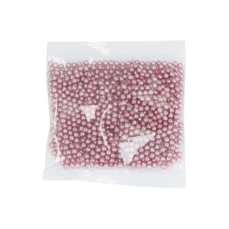 CM Basics metál gyöngyök rózsaszín 3 mm 50 g