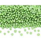 CM Basics metál gyöngyök zöld 3 mm 50 g