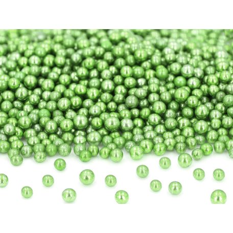CM Basics metál gyöngyök zöld 3 mm 50 g