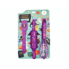 Halloween Konyhai Sütőszett – 3 részes, Lila