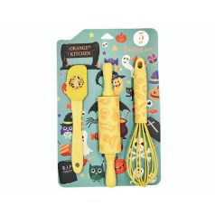 Halloween Konyhai Sütőszett – 3 részes, Sárga