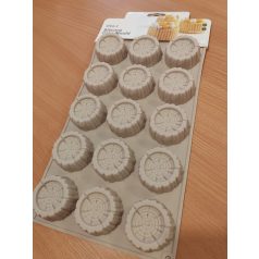 Szilikon forma mini farönk