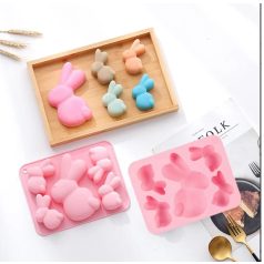 Szilikon forma nyuszik 5 részes